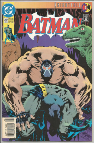 BATMAN #497 Newsstand (1993, DC) Knightfall (Part 11) BANE Breaks Batmans Back!! - Picture 1 of 2