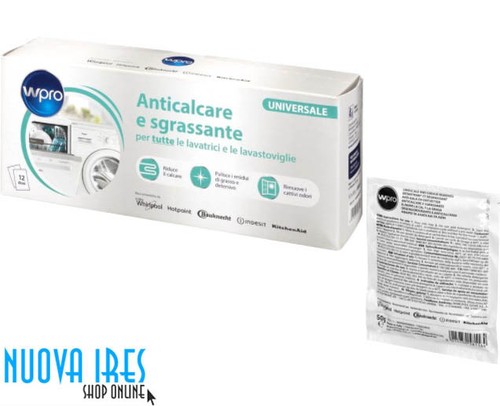 DISINCROSTANTE LAVATRICE E LAVASTOVIGLIE ARISTON WHIRLPOOL 12 BUSTINE WPRO  | eBay