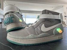 DS Taglia 8 Bull Airs Customs Nike Air Jordan 1 MAG Illumina Ritorno al Futuro II