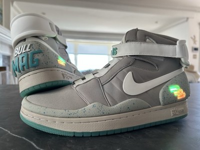 DS Sz 12 Bull Airs Customs Nike Air Jordan MAG Light Up Back To