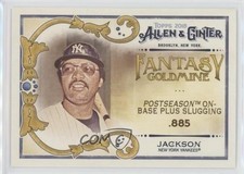 2018 Topps Allen & Ginter Fantasy Goldmine Reggie Jackson #FG-18 HOF 1r6