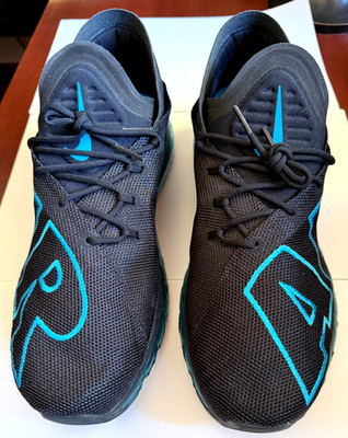 NEW Nike Air Max Flair 942236-010 Mens 11.5 Running Shoes Black Neo Turquoise