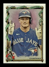 2023 Topps Allen & Ginter Silver Portrait #93 Matt Chapman - Toronto Blue Jays