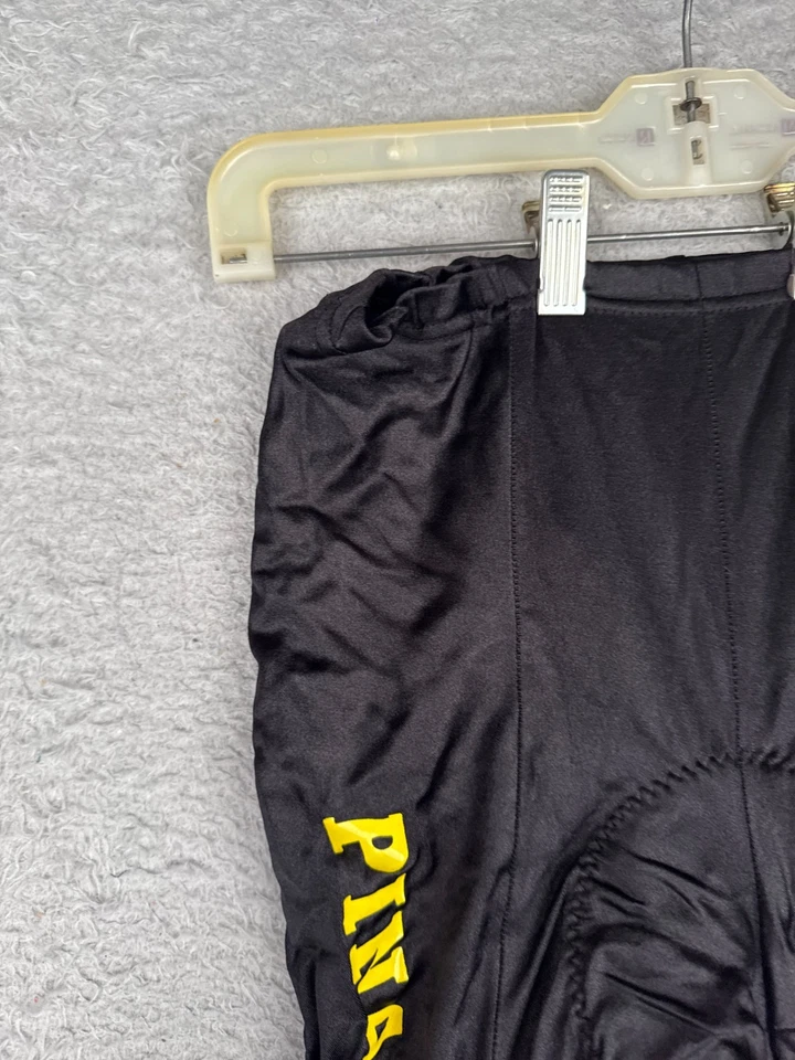 Pantalones Cortos de Ciclismo Girodana DE COLECCIÓN Adultos EE. UU. Pequeños Negros Pinarello Hechos en Italia Acolchados Foto 4 de 4