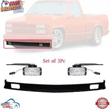 New Front Lower Valance With Fog Light 3pc For 1988-2000 Chevy Gmc Ck Series New Front Lower Valance With Fog Light 3pc For 1988-2000 Chevy Gmc Ck Series
