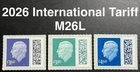 GB 2026~KC III ~Set of 3~ Int Tariff~Definitives~M26L~Set~MNH~26.03.26