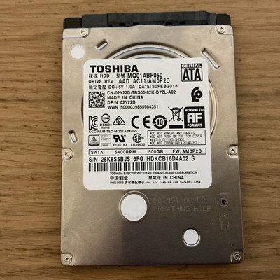 Toshiba 500GB Festplatte SATA 2,5'' HDD MQ01ABF050 697243-002 Laptop HDD