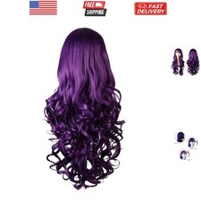 Curly Cosplay Wig Long Hair Heat Resistant Spiral Costume Wigs Anime Fashion ...