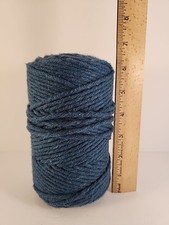 Large Spool Of Blue Cotton Twine Or Cord