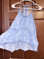 Lovestitch Denim Top low-high hem size Small