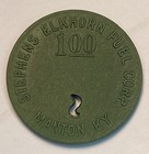 Manton, KY Kentucky Coal Scrip Token - Stephens Elkhorn Fuel Corp. - $1.00 — photo 1