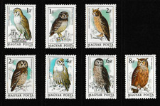 Hungary 1984 Owls Set UM