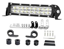 7 Inch Dirt Bike Light Bar Driving Light Kit, 60W 7 Inch  Bike Bar Clamps