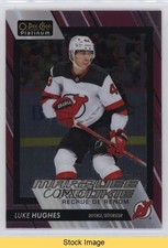 2023 O-Pee-Chee Platinum Marquee Rookies Matte Pink Luke Hughes Rookie RC READ