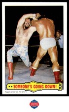 1985 Topps WWF Pro Wrestling Stars #39 Someone's Going Down!