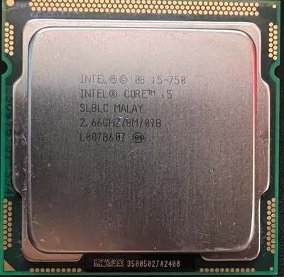 Intel Core i5-750  - 2,66 GHz Quad-Core CPU 