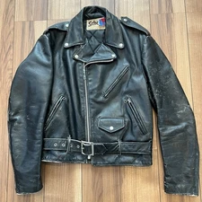 schott 518 40 double steerhide leather motorcycle jacket 641 613 618