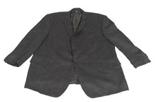Botany 500 Mens 54R Big Tall Lambswool Herringbone Sport Coat Brown Blazer