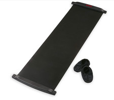 Slide Board 71" L x 20" W with End Stops, Sliding Booties, Mesh Carrying Bag