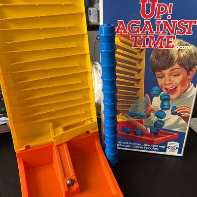 UP AGAINST TIME SPIEL: 70er Jahre Vintage Familienspiel von Ideal