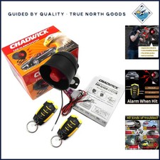 High Sensitivity Car Horn Alarm System for 12V Vehicles with Easy Installation