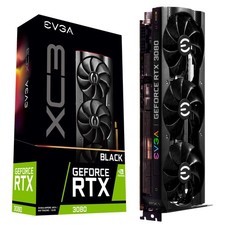 EVGA 10G-P5-3881-KR GeForce RTX 3080 XC3 BLACK GAMING 10GB GDDR6X iCX3 Cooling