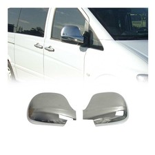 Spiegelkappen Spiegelabdeckung für Mercedes Vito W639 2003-2010 Chrom ABS Silber Spiegelkappen Spiegelabdeckung für Mercedes Vito W639 2003-2010 Chrom ABS Silber
