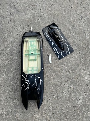 36'' RC FRP Silver Fox Catamaran Bare RC Racing Boat Fiberglass Hull - USED!