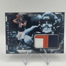2024 Panini Black - Futuristic Caleb Williams #F-CWS Purple /99 (MEM, RC)