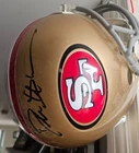 49ers Deion Sanders Signed Full Size Speed Rep Helmet BAS Witnessed