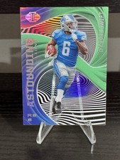 2020 panini illusions astounding emerald acetate deandre swift rookie