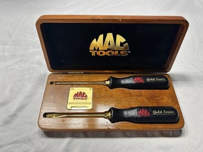 Mac Tools 2002 Ltd Edition Collectors Set 24K Gold Plated Screwdrivers Ser #2351