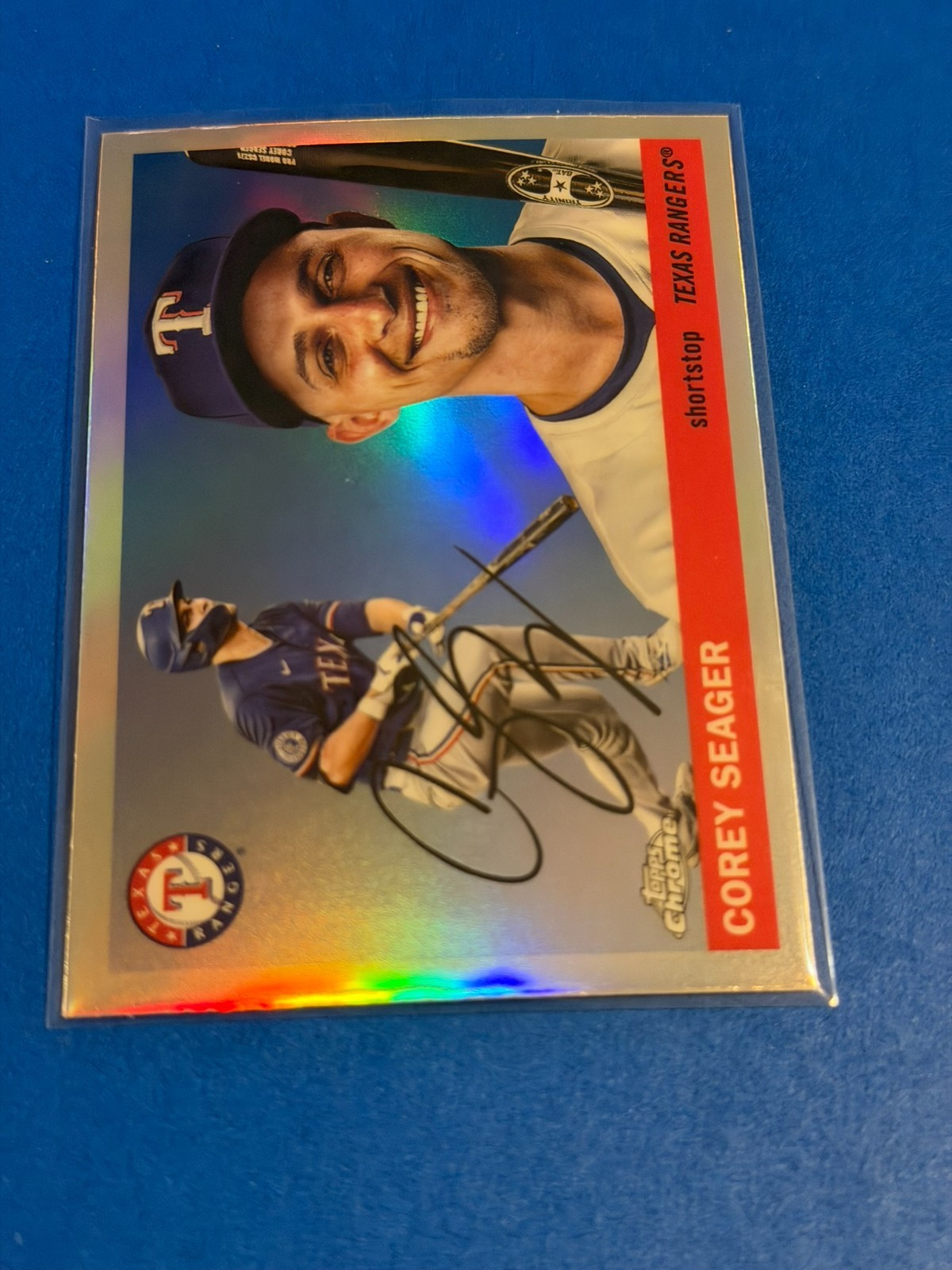 2025 Topps Chrome Platinum - Corey Seager #155 Refractor