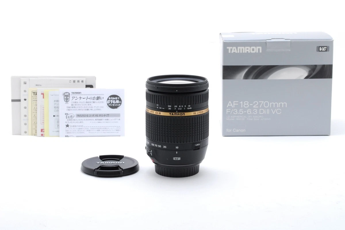 Tamron 18-270mm Camera Lenses for Canon for sale | eBay