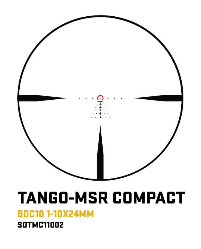 Sig Sauer TANGO-MSR COMPACT 1-10x24mm FFP Illumination Riflescope