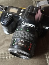 Fotoapparat, Kamera Minolta Dynax 3000i, mit Oblektiv