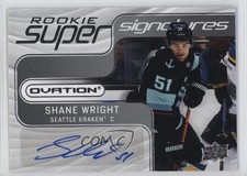 2022 Upper Deck Ovation Rookie Super Signatures Shane Wright #RSS-SW Auto 16au
