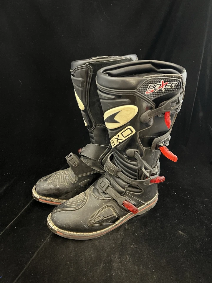 Botas de moto AXO Boxer MX para hombre talla 12 Foto 2 de 4