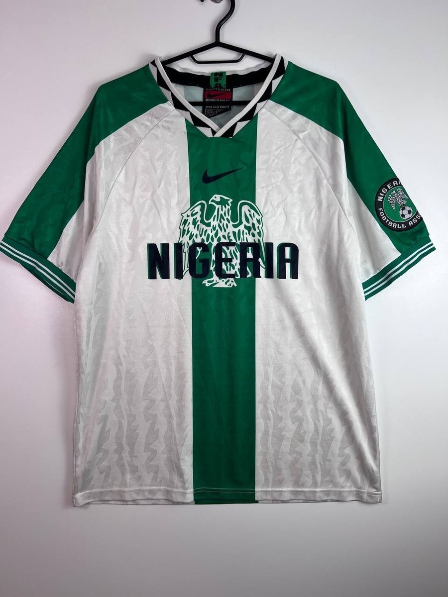 NIGERIA 1994 1995 HOME SHIRT NIKE PREMIER VINTAGE ORIGINAL SIZE XL