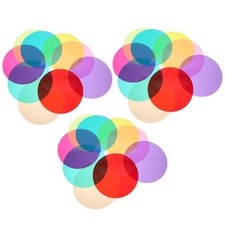 30 Pcs Calibration Gel Filters Color Gels for Lighting Sheets Photography