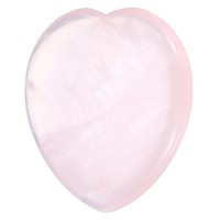 "FüR Crystals Heart Healing Steine Rosenquarz Edelstein 1,6\" Pink"