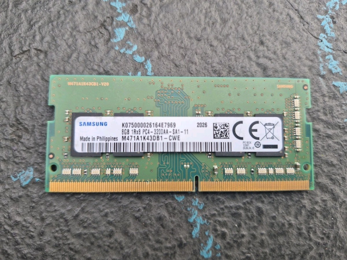 Samsung 8GB DDR4 3200 MHz PC4-25600 SODIMM Laptop Memory RAM | eBay