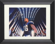 Shawne Merriman signed San Diego Chargers 8x10 Photo #56 Framed- AWM Holo/COA