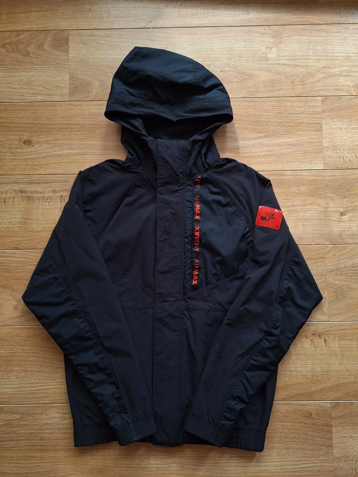 Nike Air Max Woven Jacket black size small men's RARE
