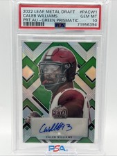 2022 Leaf Metal Draft Caleb Williams #BA-CW1 for sale | eBay