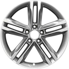 GENUINE AUDI A4 8K 5 SPOKE SILVER 18" SINGLE ALLOY WHEEL X1 8K0601025CQ