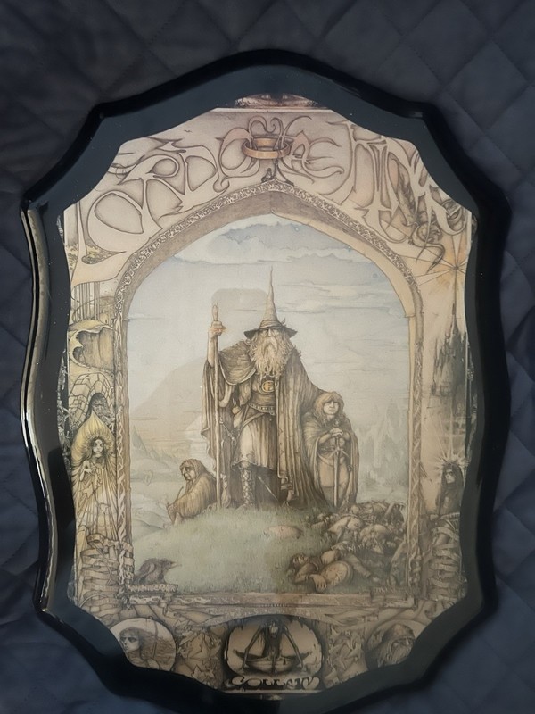 Jimmy Cauty The Lord of the Rings Collectible Art Print Plaque Wall Hanging 