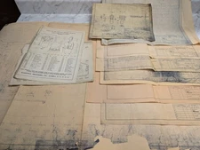 HARDINGE BROTHERS CHUCKING MACHINE TOOL ENGINEERING DRAWINGS DIAGRAMS BLUE PRINT