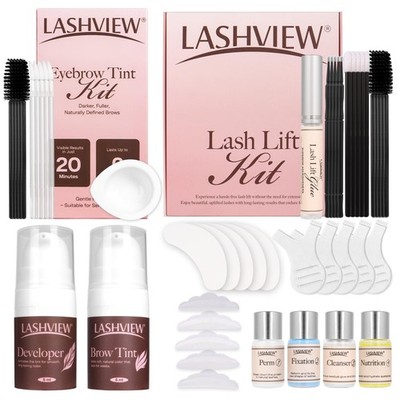 Lash Lift and Eyebrow Kit, Professional Eyelash Perm Kit and Eyelash & Eyebro...