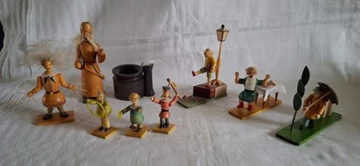 Erzbebirge Struwwelpeter Figuren Konvolut Sammlung Christian Ulbricht 2017 - Bild 1 von 4